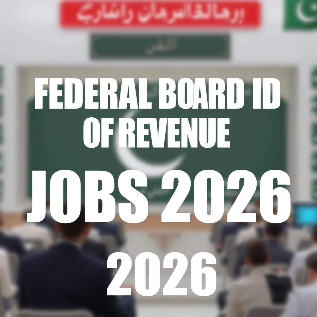 Federal Board of Revenue Jobs In Pakistan 2026