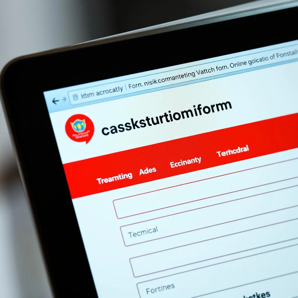 Detailed close-up of online application form fields on Sindh Jobs Portal