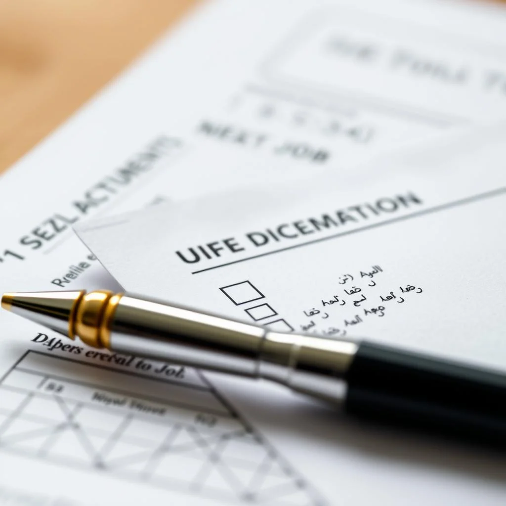 Detailed close-up of required documents checklist for Pakistan Army Atomic Energy job application