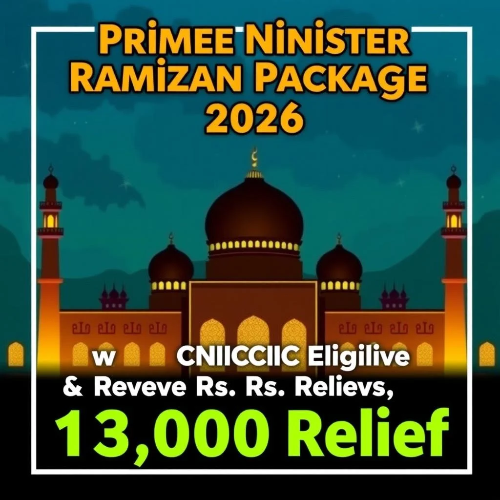 Prime Minister Ramzan Package 2026: How to Check CNIC Eligibility & Receive Rs. 13,000 Relief