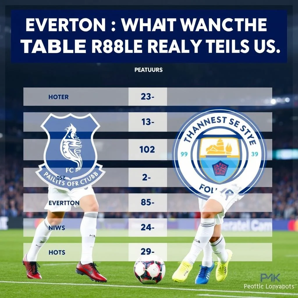 Everton F.C. vs Man City Standings: What the 2026 Table Really Tells Us
