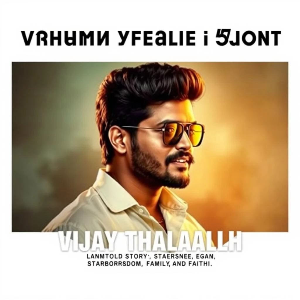 Vijay Thalapathy: The Untold Story of Stardom, Family, and Faith (2026)