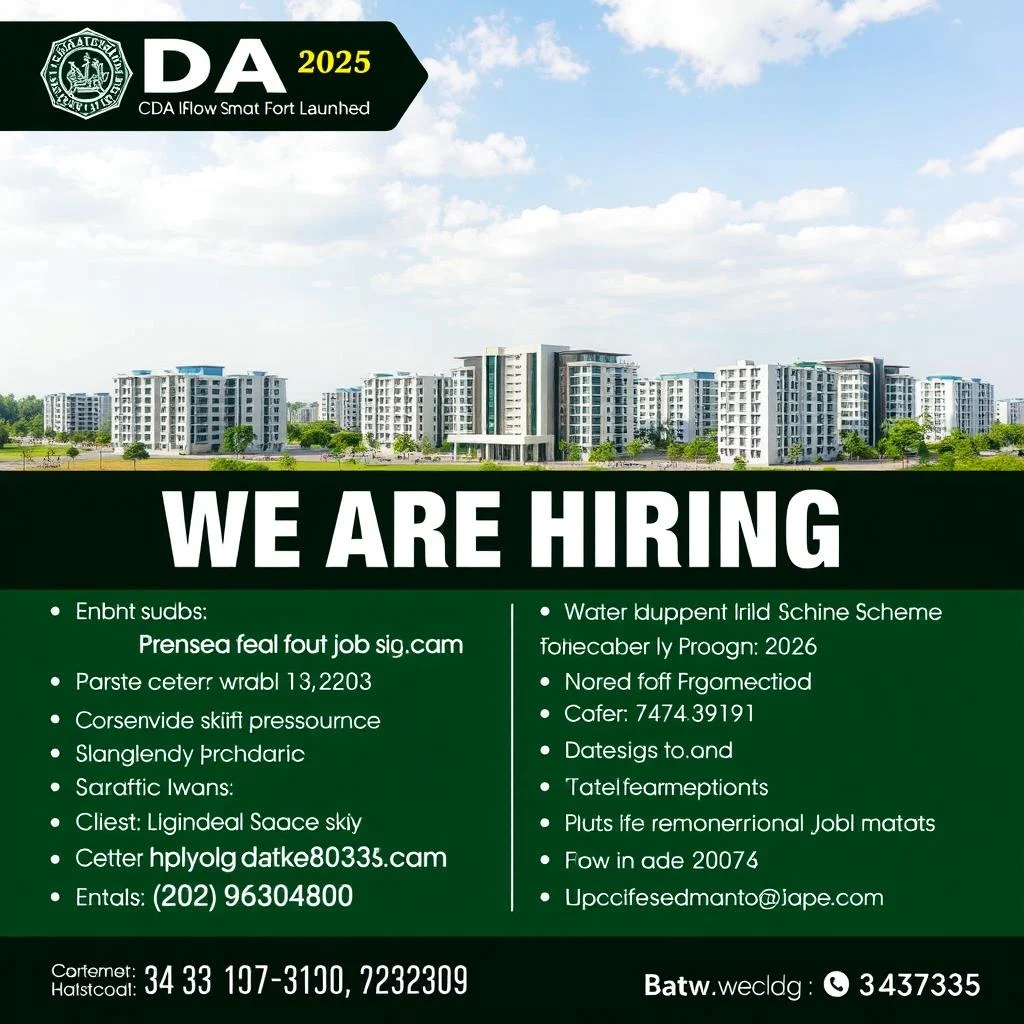 CDA Islamabad: Major New Plot Scheme Launched in 2026 with Job Opportunities and Updated Contact Details