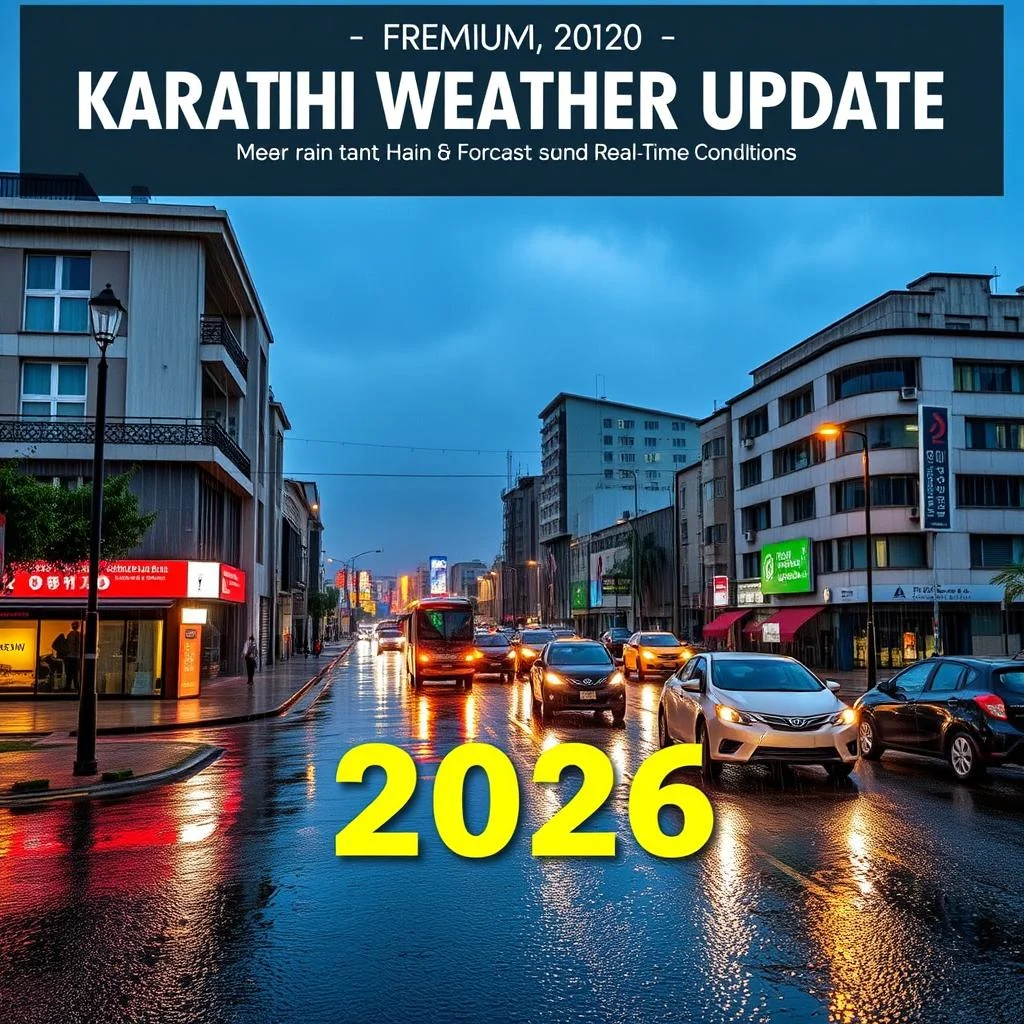 Karachi Weather Update: Heavy Rain Forecast and Real-Time Conditions for 2026