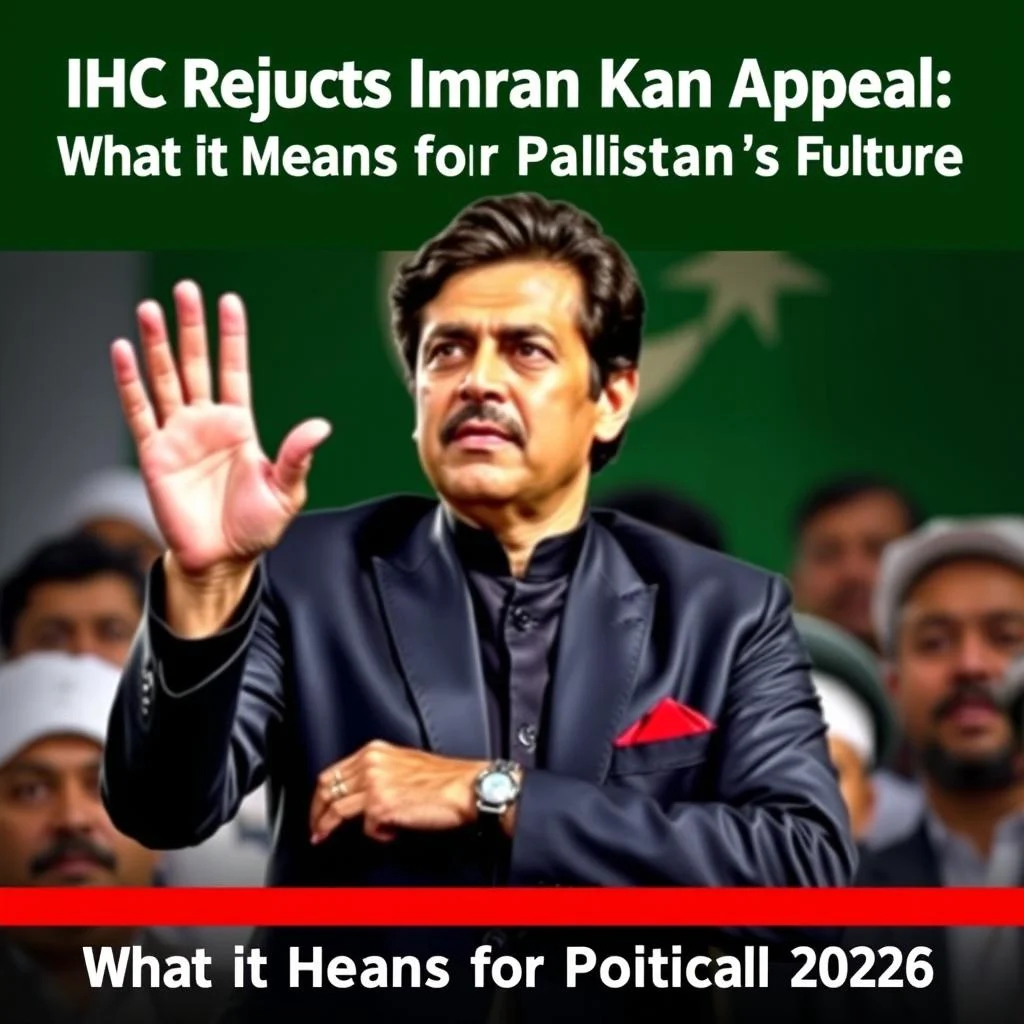 IHC Rejects Imran Khan Appeal: What It Means for Pakistan’s Political Future (2026)